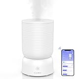 CLEVAST Luftbefeuchter, Top Fill 3L Cool Mist Quiet Ultraschall Humidifier, Luftbefeuchter Schlafzimmer mit Aroma Diffuser, Luftfeuchtigkeit Kontrolle & Wi-Fi Kontrolle